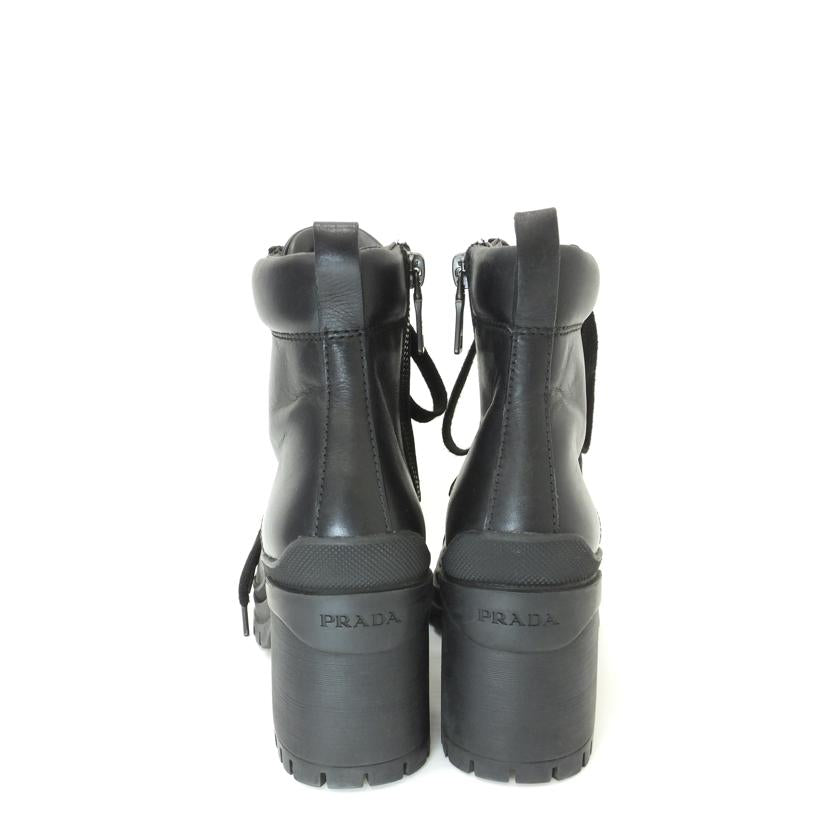 PRADA プラダ/サイドジップレザーショートブーツ/35サイズ//Bランク/88
