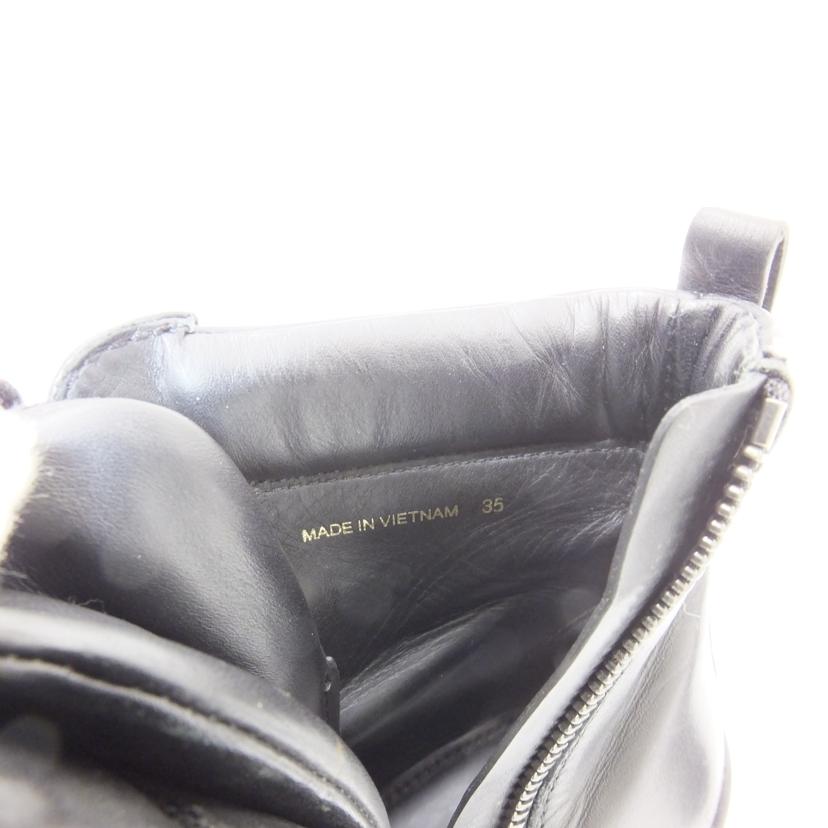 PRADA プラダ/サイドジップレザーショートブーツ/35サイズ//Bランク/88