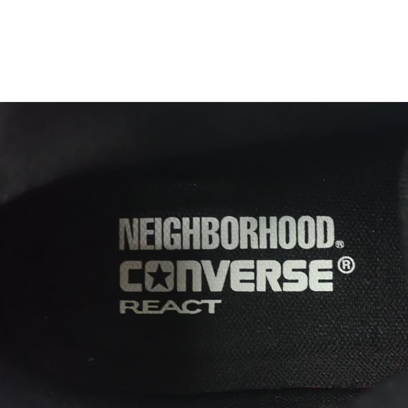 NEIGHBORHOOD×CONVERSE ネイバーフッド×コンバース/Chuck 70 Moto Hi Black Ops/1CL574//27.0cm/Bランク/62