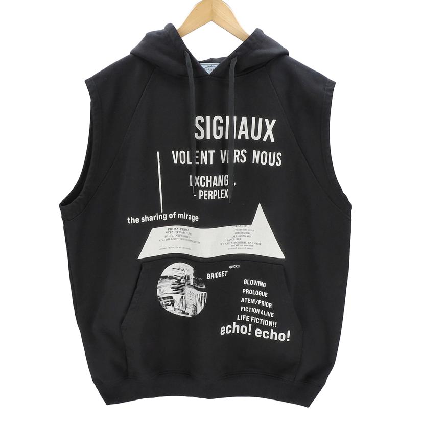 PRADA プラダ/トライアングルプレート/スリーブレスパーカー/139688//サイズ:M/ABランク/91