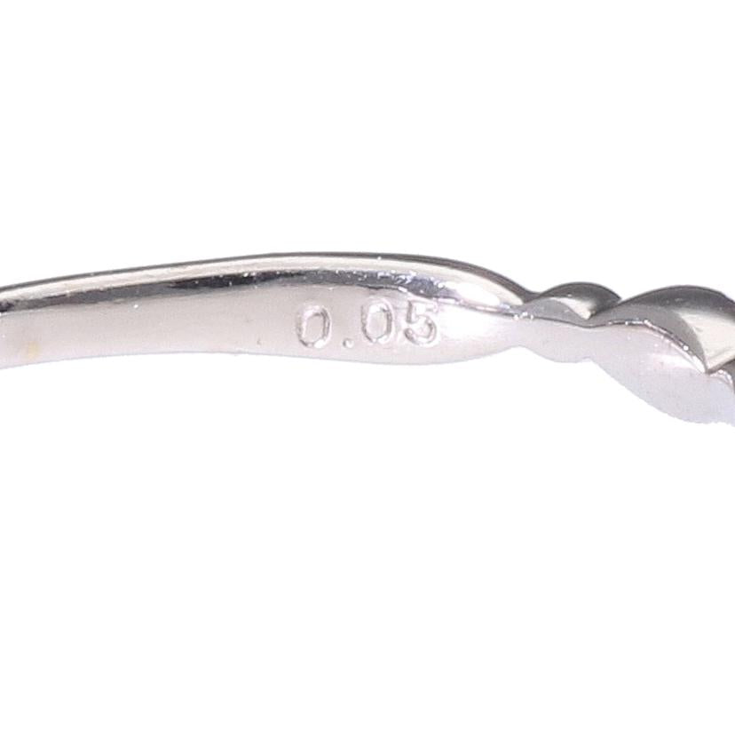 K18WGダイヤリング0.05ct//Aランク/65