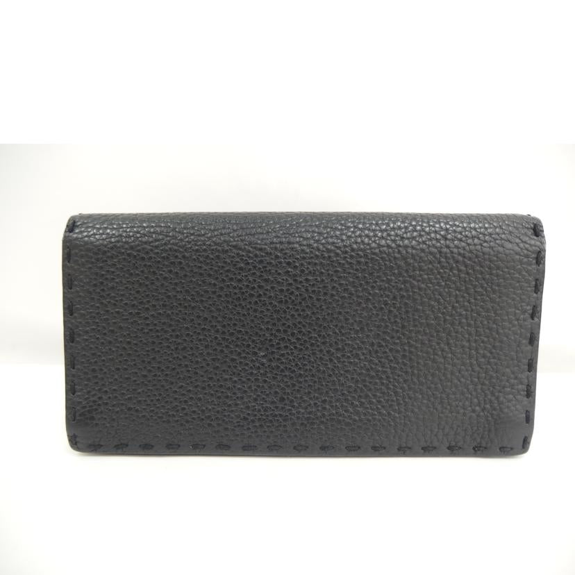 FENDI フェンディ/セレリア/ファスナー付長財布/ブラック//Bランク/82