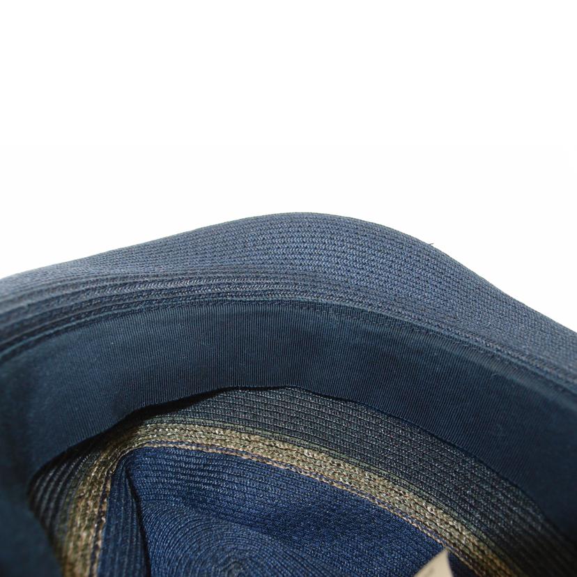 HERMES エルメス/ストローハット/ネイビー//ABランク/69