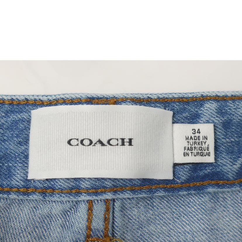 COACH コーチ/シグネチャーデニムショーツ サイズ34 Lサイズ ライトウォッシュ/CZ783//Aランク/65