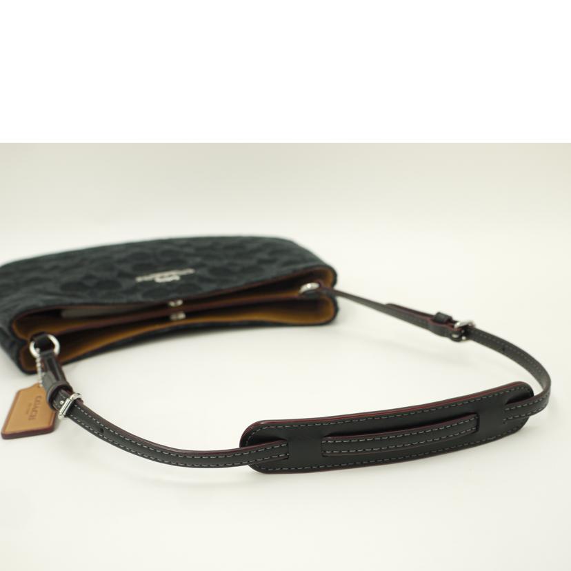 COACH/シグネチャーデニムショルダー/ブラック/CP104//L23**/SAランク/69