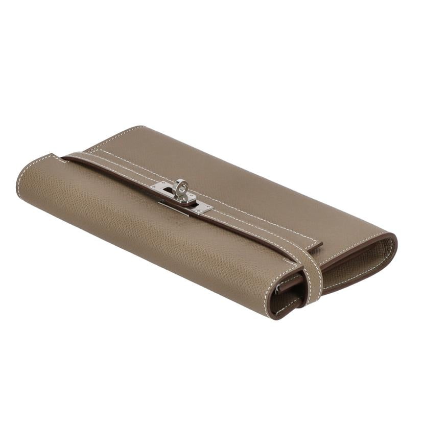 HERMES エルメス/ケリーウォレット/ヴォーエプソン/エトゥープ//C/SAランク/67