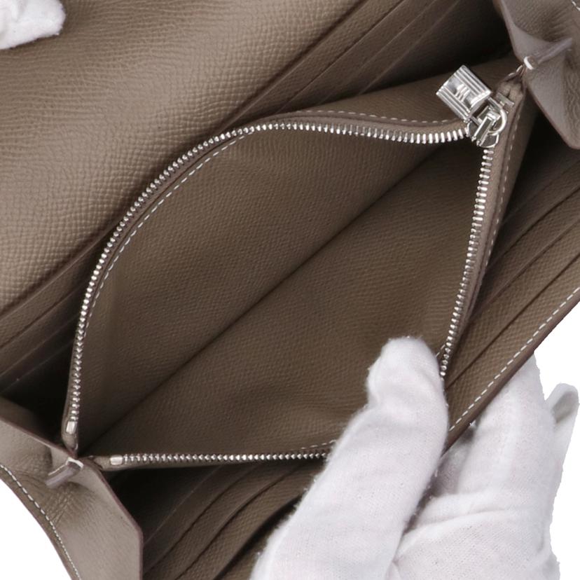 HERMES エルメス/ケリーウォレット/ヴォーエプソン/エトゥープ//C/SAランク/67