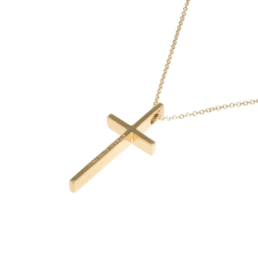 TIFFANY&Co ティファニー/TIFFANY AU750クロスネックレス 45cm/5.8//Aランク/75