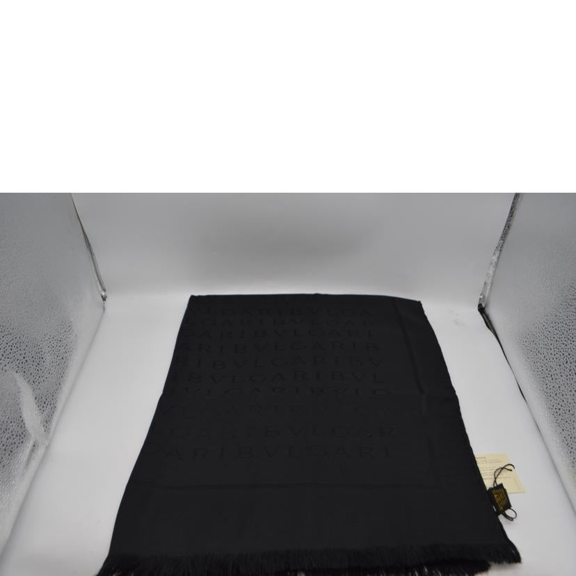 BVLGARI ブルガリ/ロゴマニアロングストール/ブラック/13772//Aランク/89