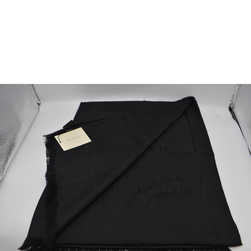 BVLGARI ブルガリ/ロゴマニアロングストール/ブラック/13772//Aランク/89