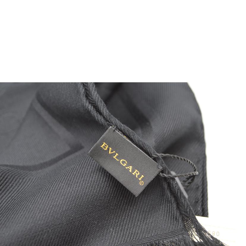 BVLGARI ブルガリ/ロゴマニアロングストール/ブラック/13772//Aランク/89