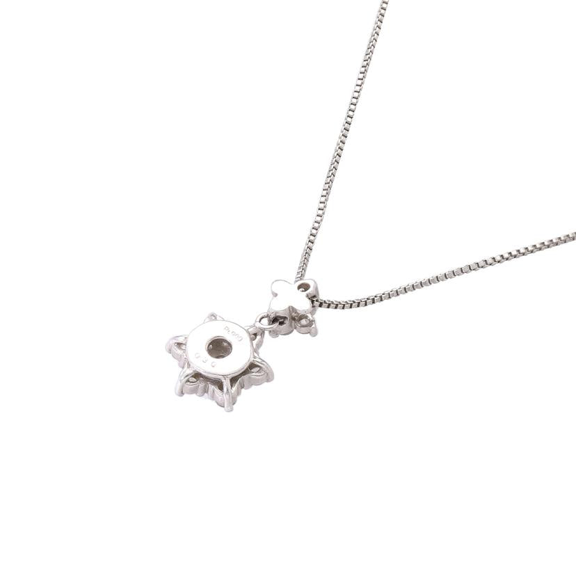 / PT900/850ダイヤネックレス0.30ct//Aランク/81
