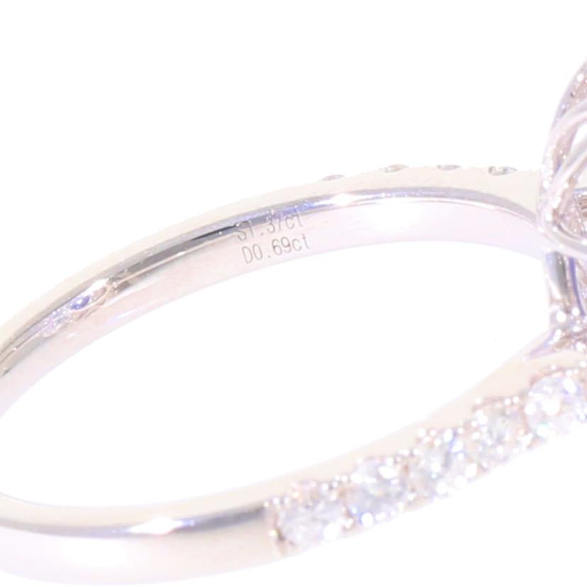 /◎K18WGサファイアダイヤリング1.37/D0.69ct//Aランク/59