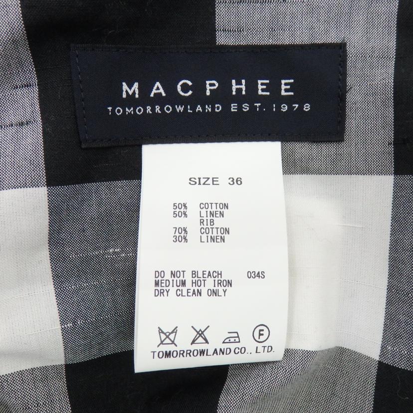 MACPHEE マカフィー/ギンガムチェック ミリタリー ジャケット/12-07-61-07251//SAランク/77