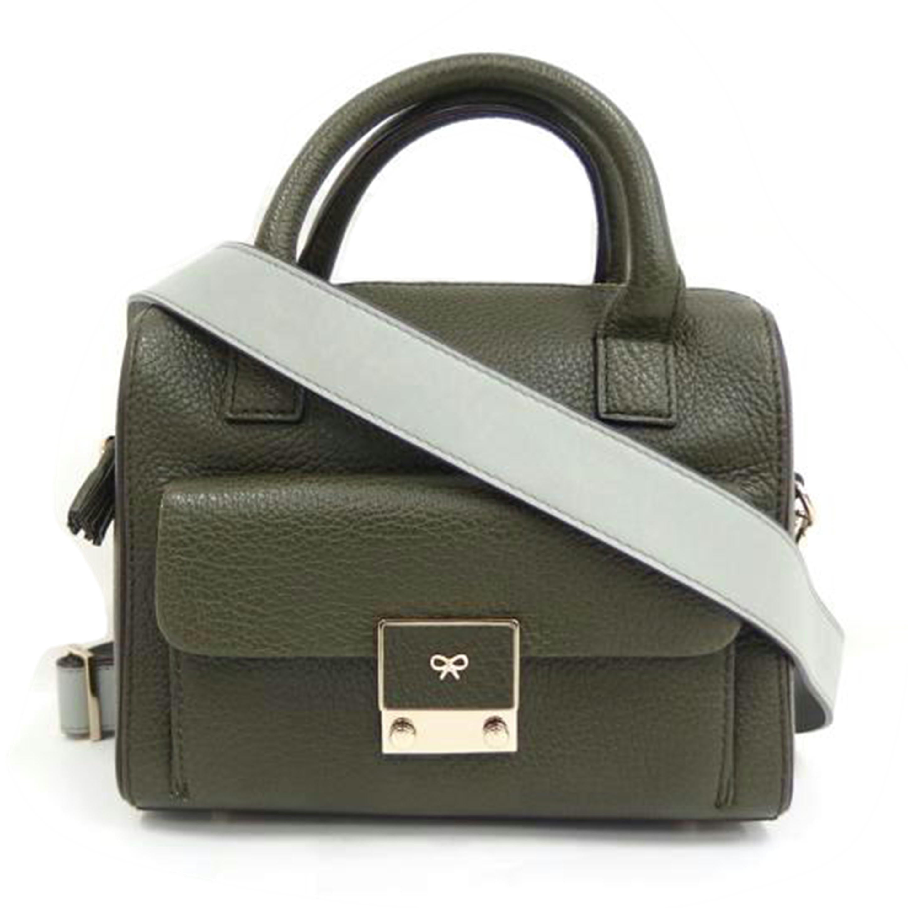 ANYA HINDMARCH アニヤ ハインドマーチ/ANYA HINDMARCH カーカーミニショルダーバック グリーン//ABランク/82
