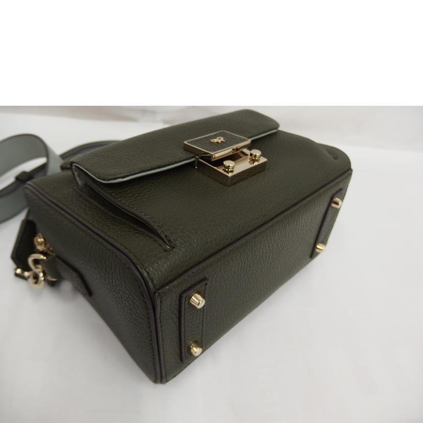 ANYA HINDMARCH アニヤ ハインドマーチ/ANYA HINDMARCH カーカーミニショルダーバック グリーン//ABランク/82