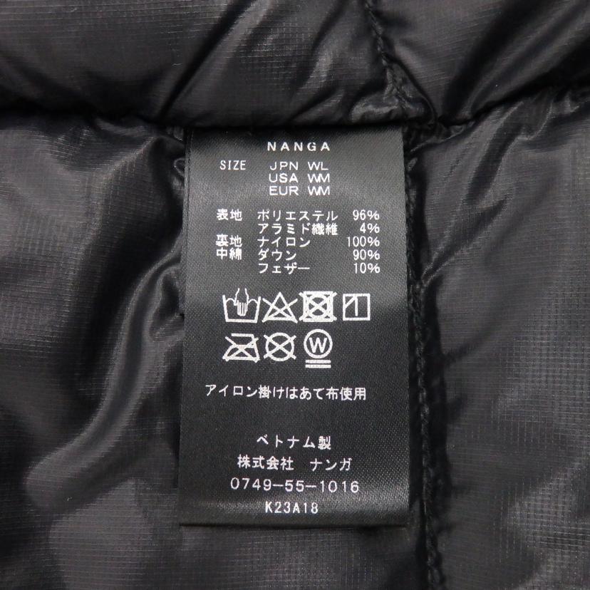 NANGA ナンガ/タキビリップストップ インナ‐ダウンベスト /K23A18//Aランク/77