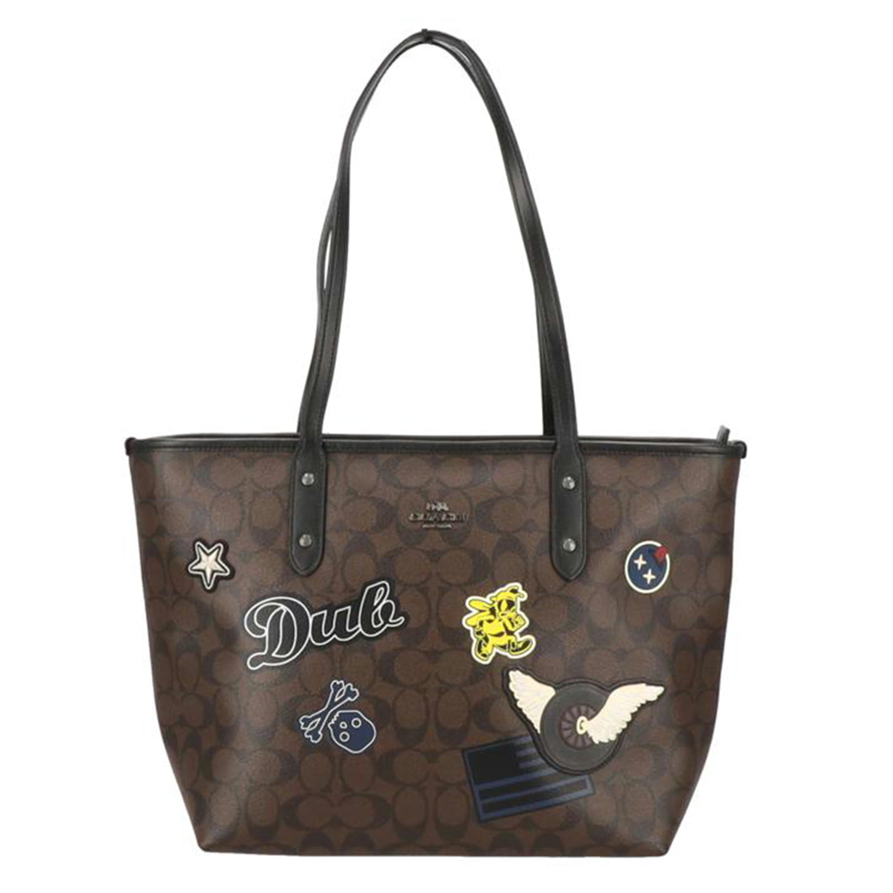 COACH コーチ/トートバッグシグネチャーワッペン/ブラウン/F11800//E17**/ABランク/06