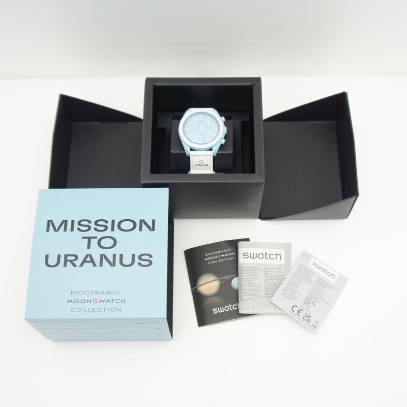 OMEGA×swatch オメガ×スウォッチ/ムーンスウォッチ/MISSION TO URANUS/クオーツ/SO33L100//Aランク/20