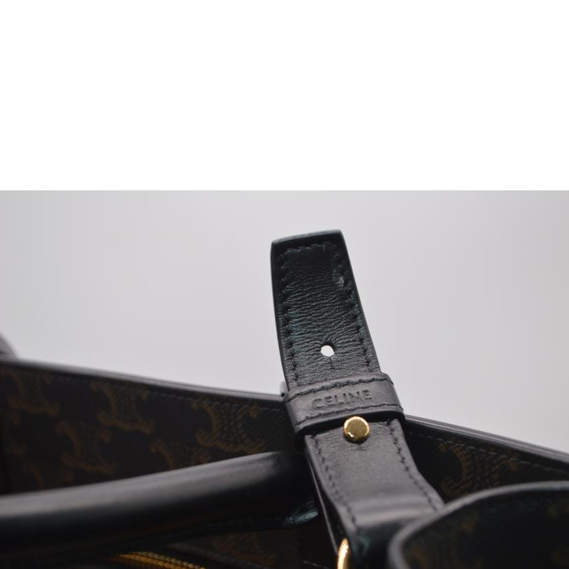 CELINE セリーヌ/トリオンフミディアム・バーティカルカバ/ノワール/194432//S-S*****/Aランク/89