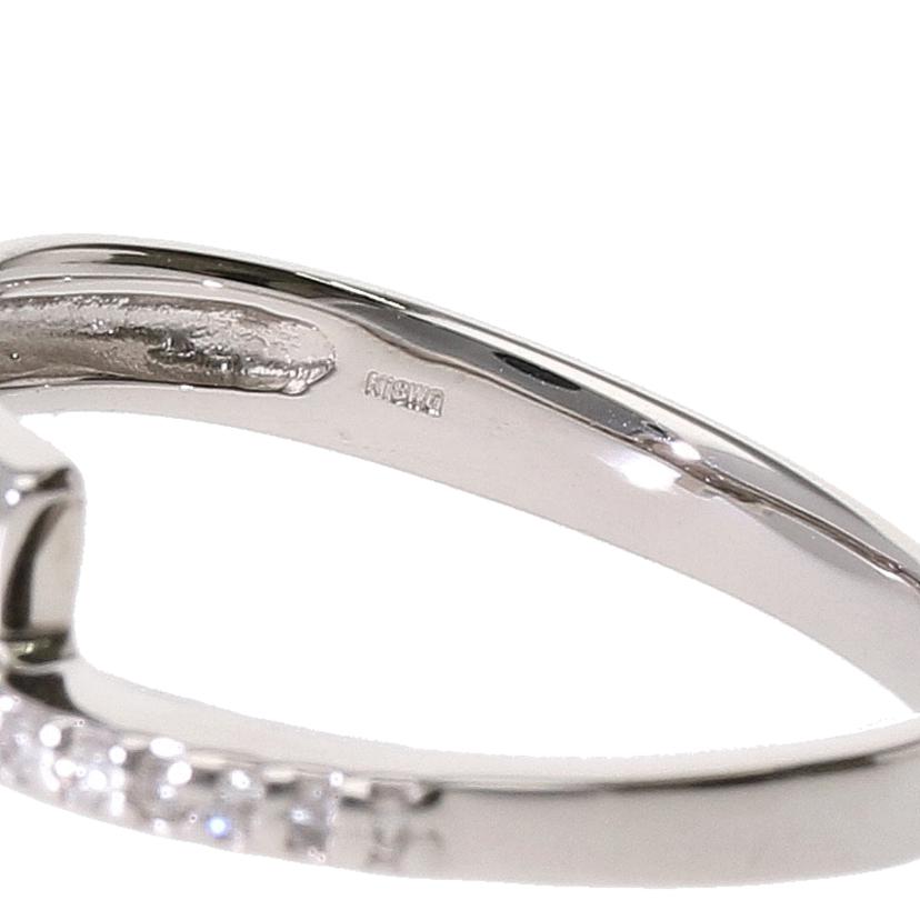 / K18WGダイヤリング0.10ct//Aランク/81