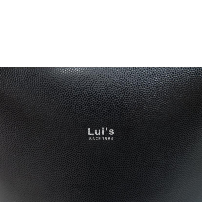 Lui‘s ルイス/Lui's レザーミニショルダーバッグ 黒//ABランク/71