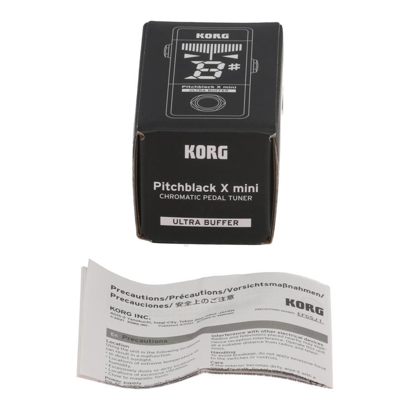 KORG コルグ /チューナーペダル/Pitchblack X mini/PB-X-MINI//004171/Aランク/81