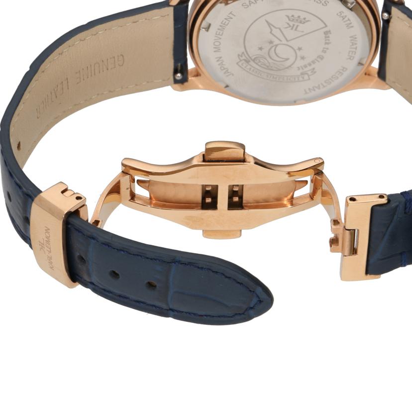 KARL-LEIMON カルレイモン/ムーンフェイズ メンズクォーツ/CSBL01G//Aランク/81