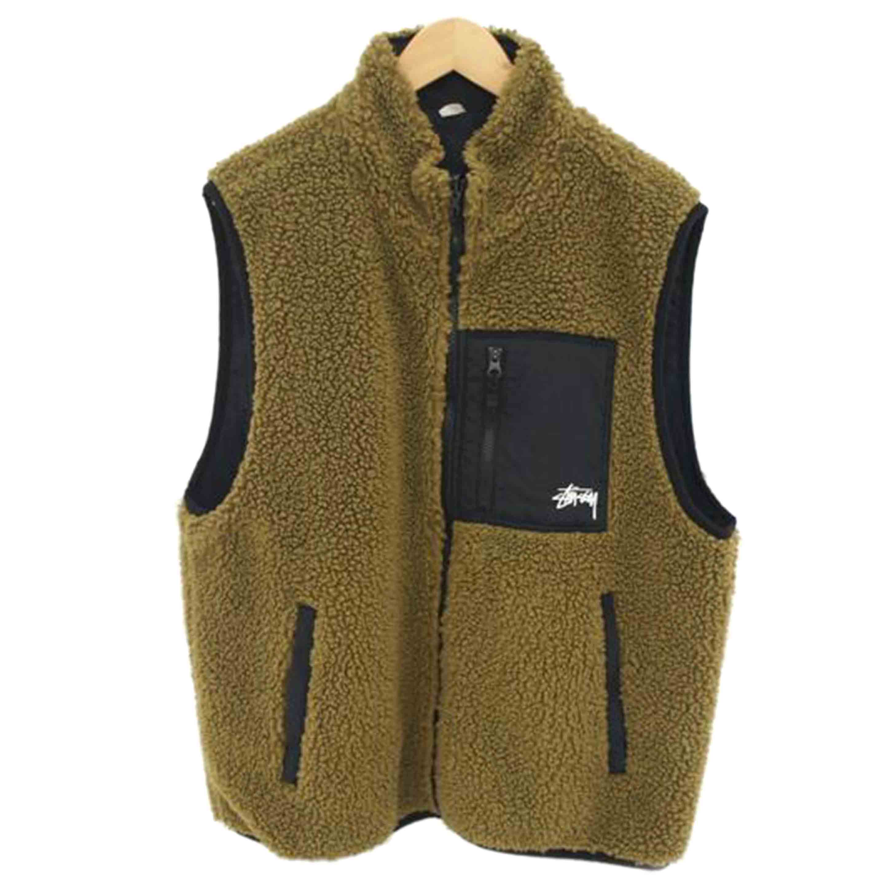 STUSSY ストゥーシー/ STUSSY リバーシブルフリースベスト L/118528//ABランク/67