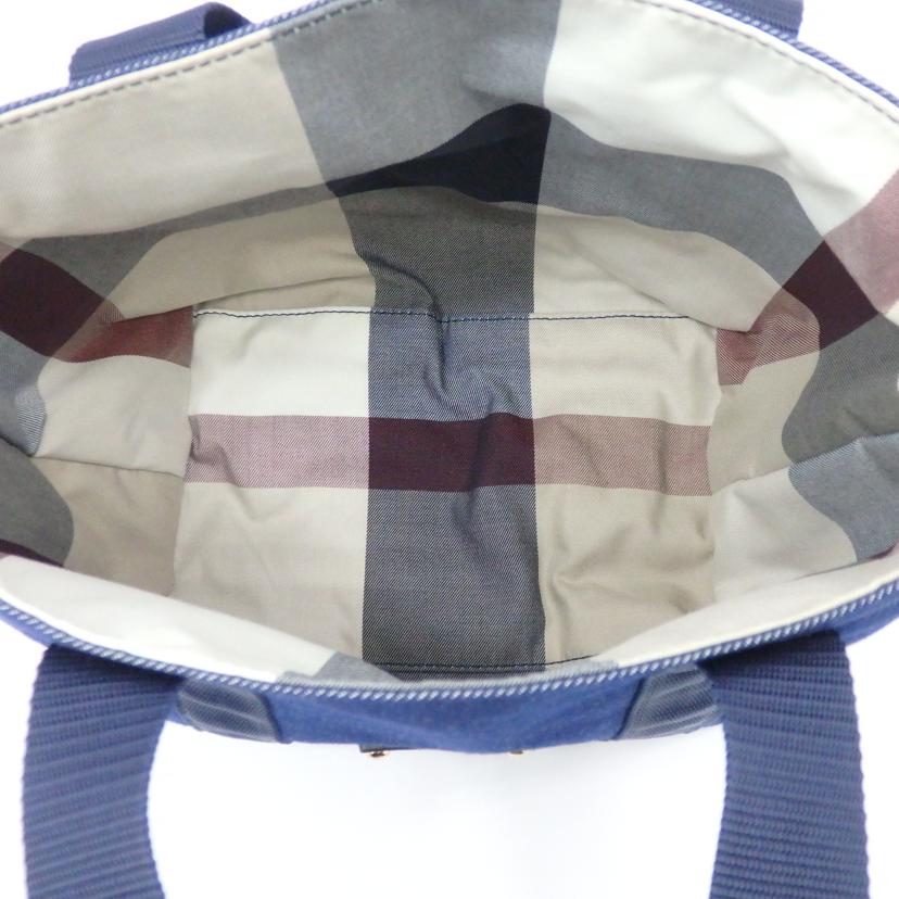 BLUE LABEL ブルーレーベルクレストブリッジ/リバーシブルミニトートバッグ//Aランク/77