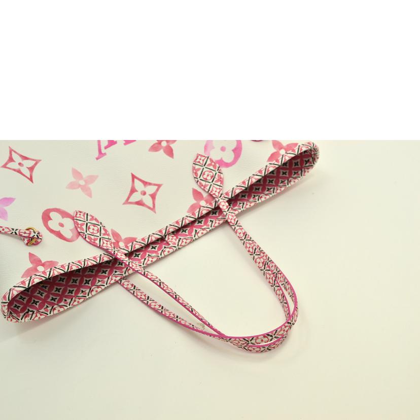 LV/ネヴァーフルMM/モノグラムジャイアント/ローズピンク/M22980//RFI*/SAランク/75