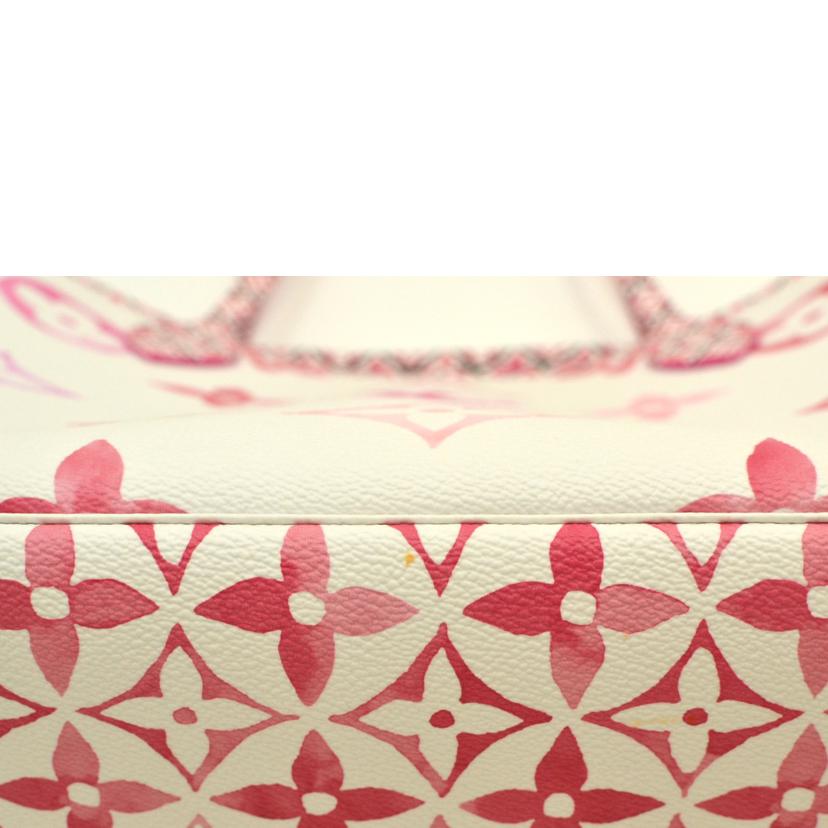 LV/ネヴァーフルMM/モノグラムジャイアント/ローズピンク/M22980//RFI*/SAランク/75