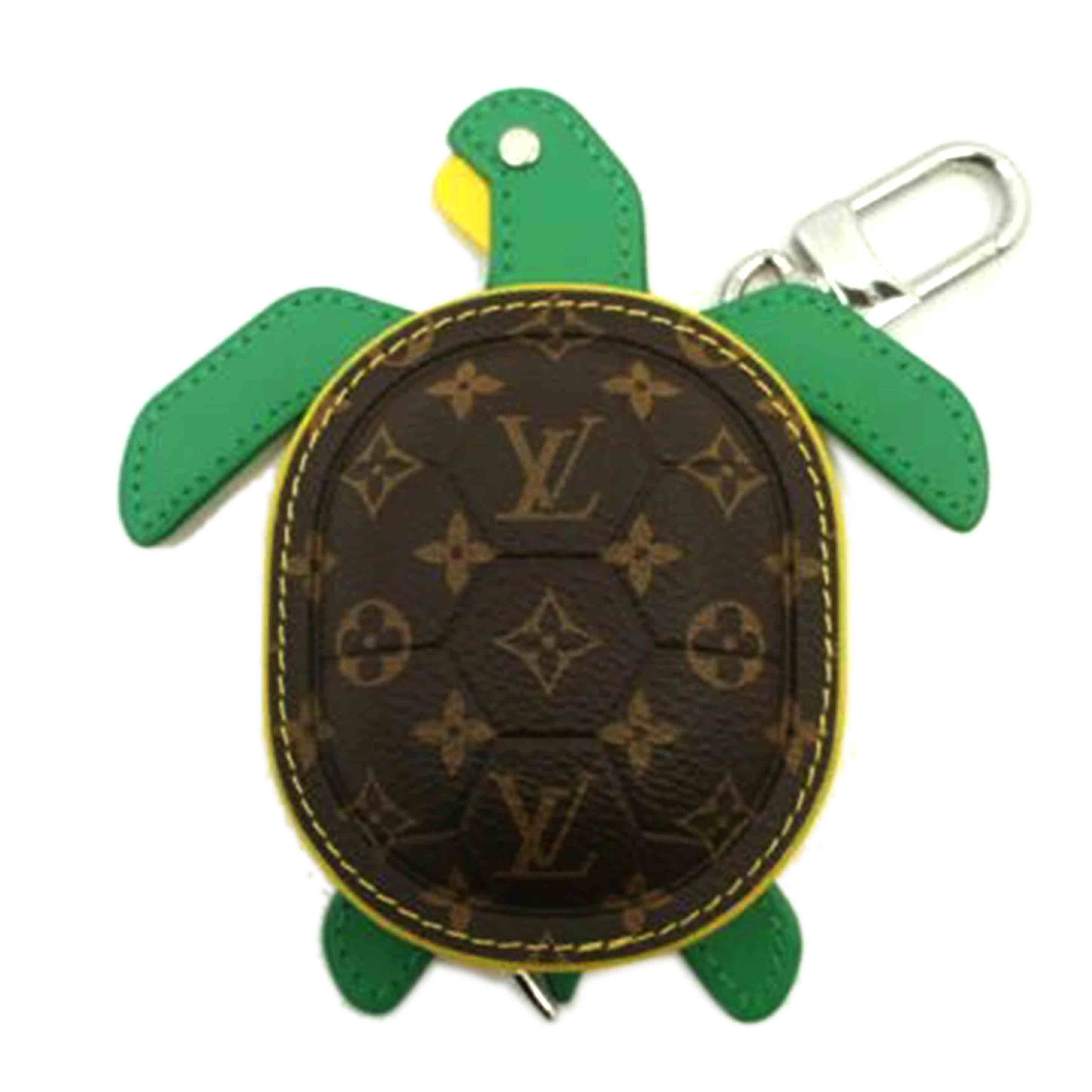 LV/LV タートル チャーム/モノグラム/M01471//IK3***/SAランク/75