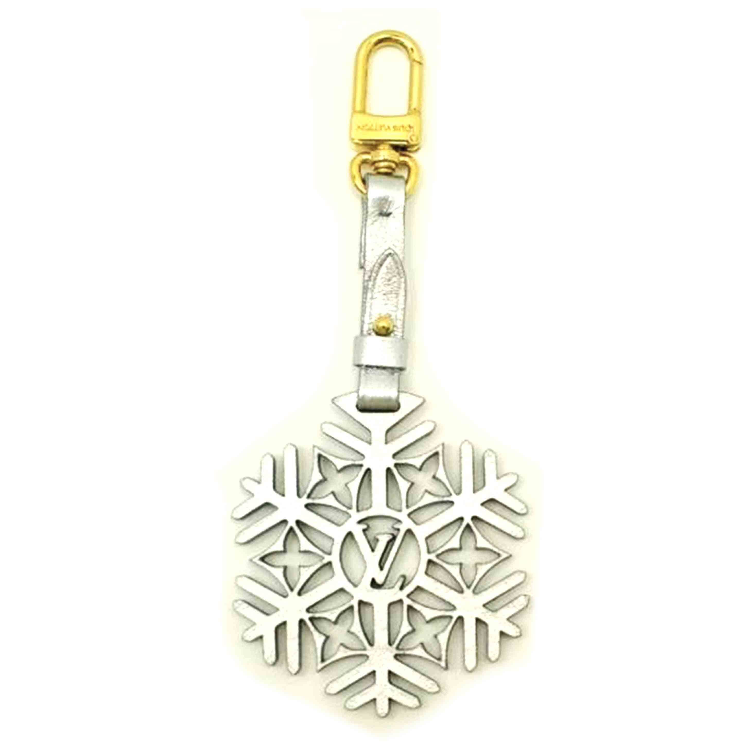 LV/バッグチャーム・スノーフレーク/日本限定/M79293//CX2***/SAランク/75