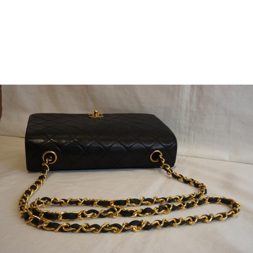 CHANEL シャネル/ラムスキンマトラッセフルフラップGD金具//146****/ABランク/92