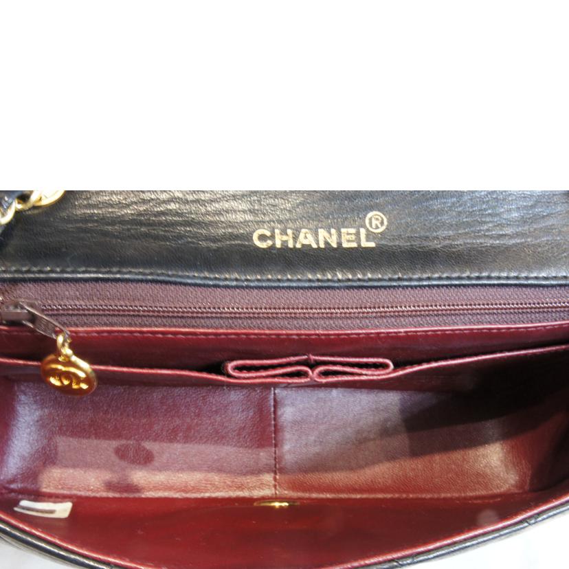 CHANEL シャネル/ラムスキンマトラッセフルフラップGD金具//146****/ABランク/92