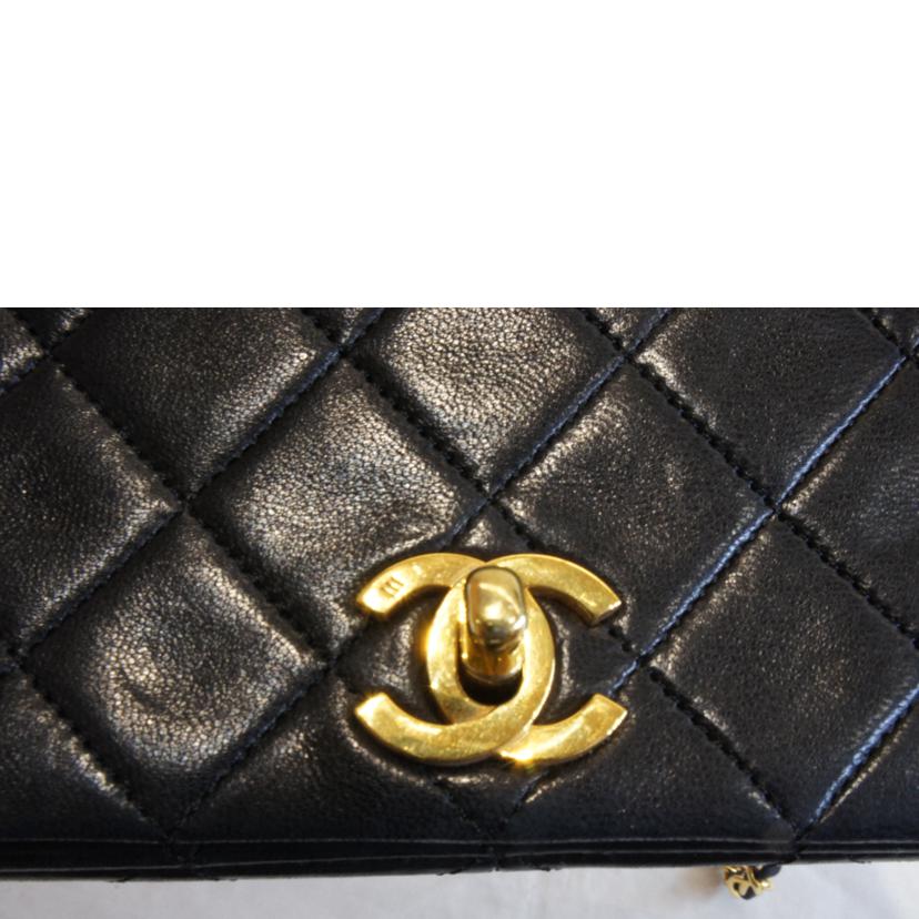 CHANEL シャネル/ラムスキンマトラッセフルフラップGD金具//146****/ABランク/92