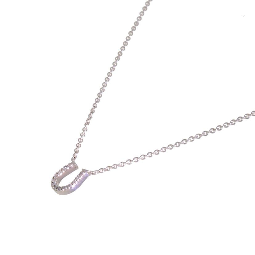 TIFFANY&Co. ティファニー/K18ホースシューダイヤネックレス//ABランク/18