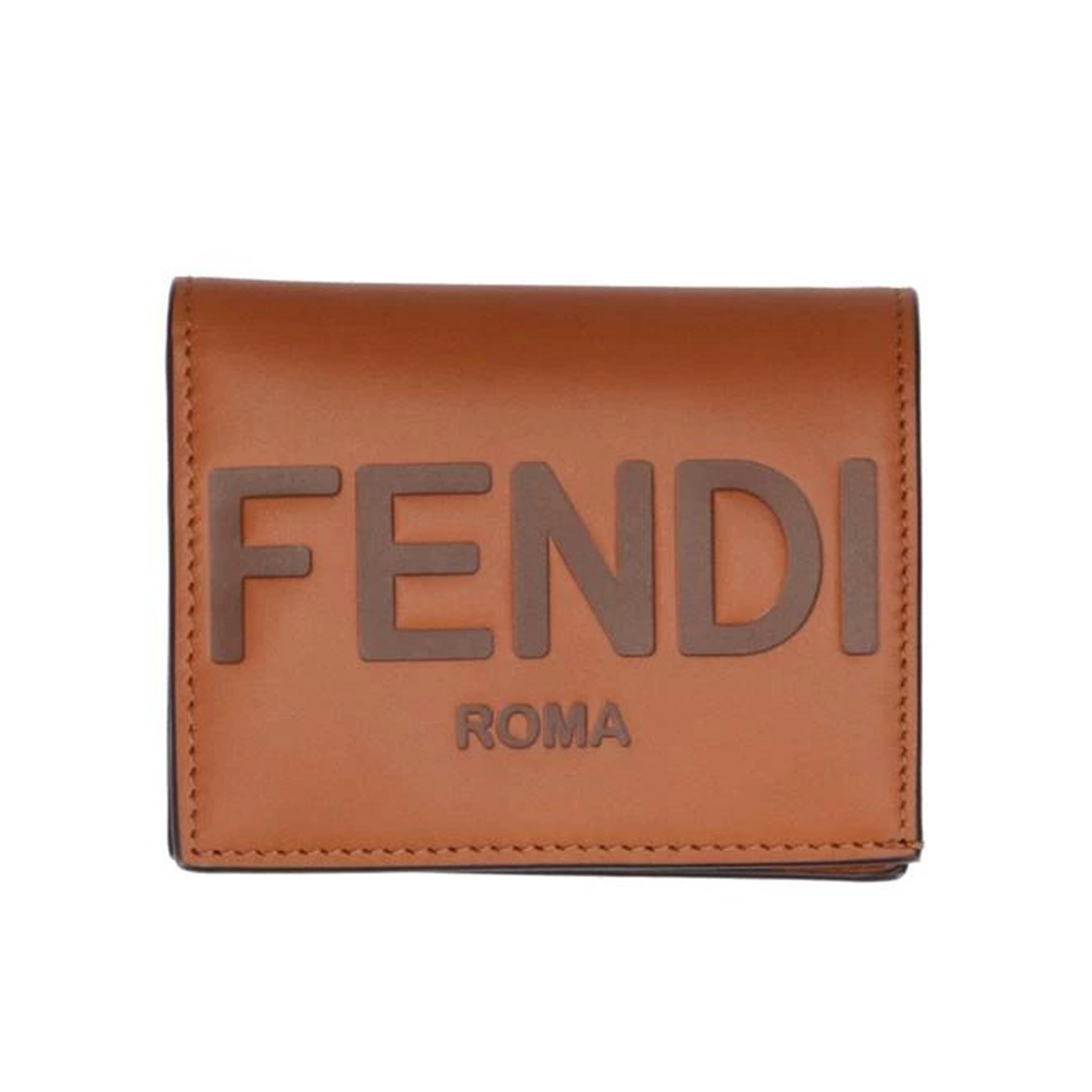 FENDI FENDI/ローマロゴスモールウォレット/ブラウン/8M0420//SAランク/78