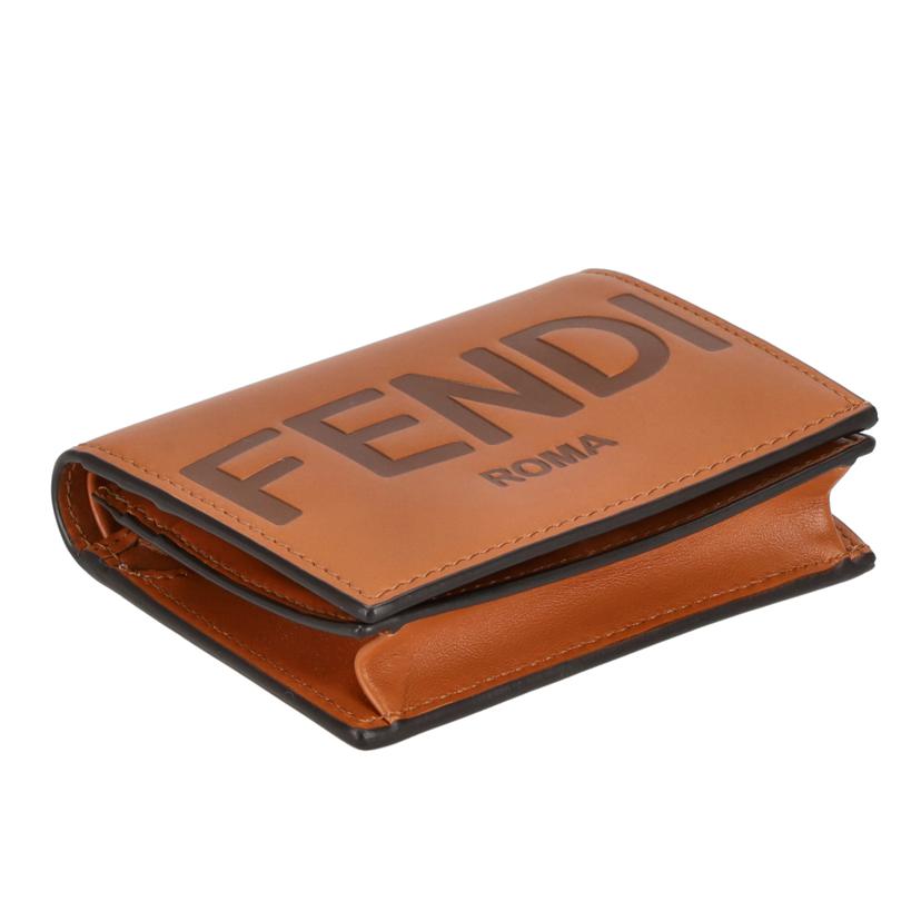 FENDI FENDI/ローマロゴスモールウォレット/ブラウン/8M0420//SAランク/78