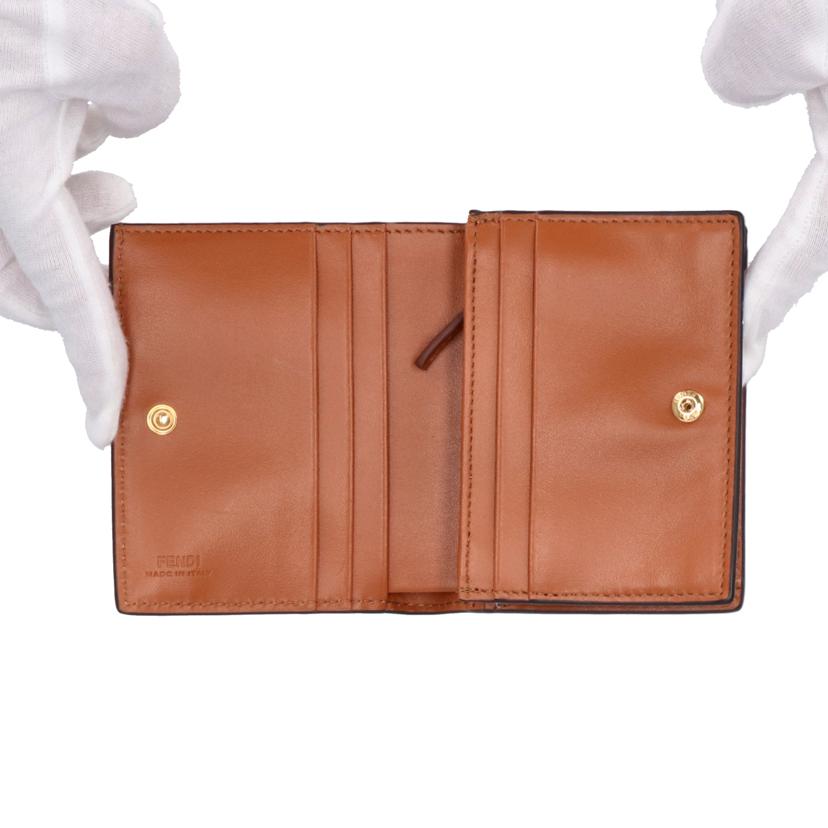 FENDI FENDI/ローマロゴスモールウォレット/ブラウン/8M0420//SAランク/78