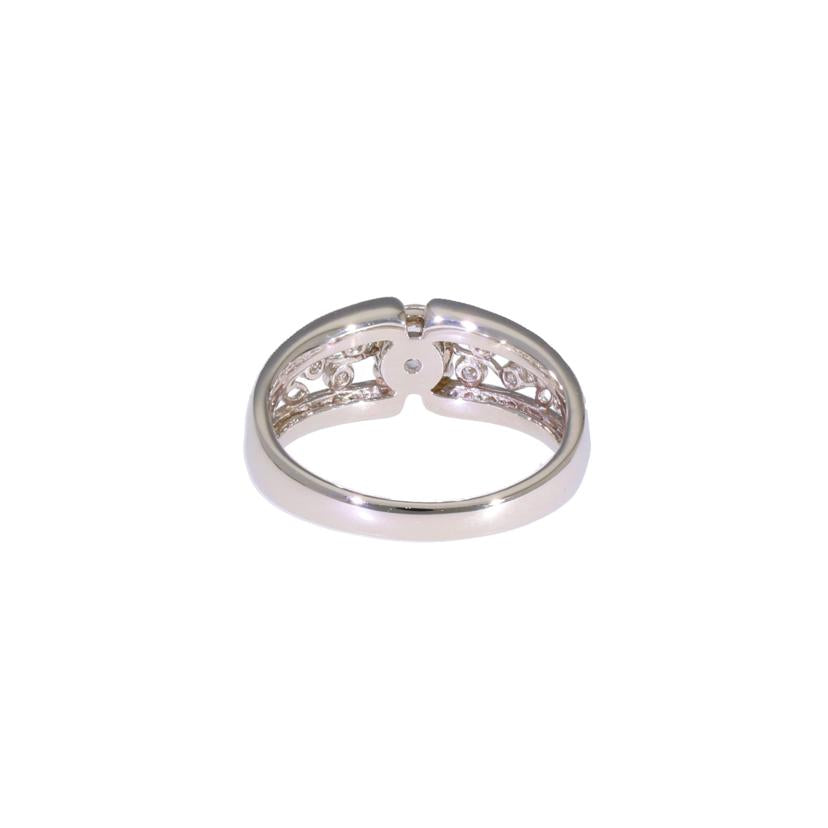 /◎PT900ダイヤリング0.507/0.19ct鑑//Aランク/59