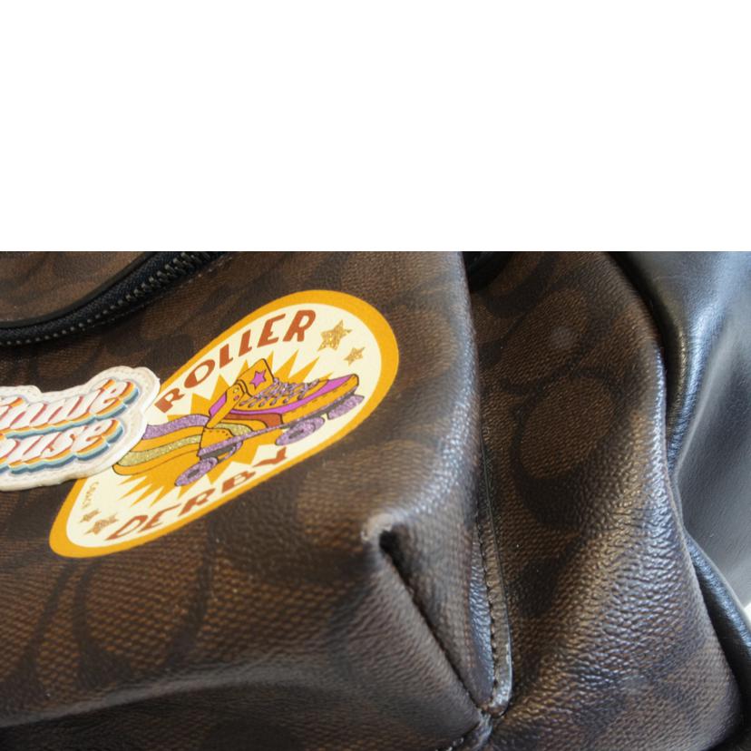 COACH/DisneyコラボPVCシグネチャーリュック/F29355//A18**/Aランク/92