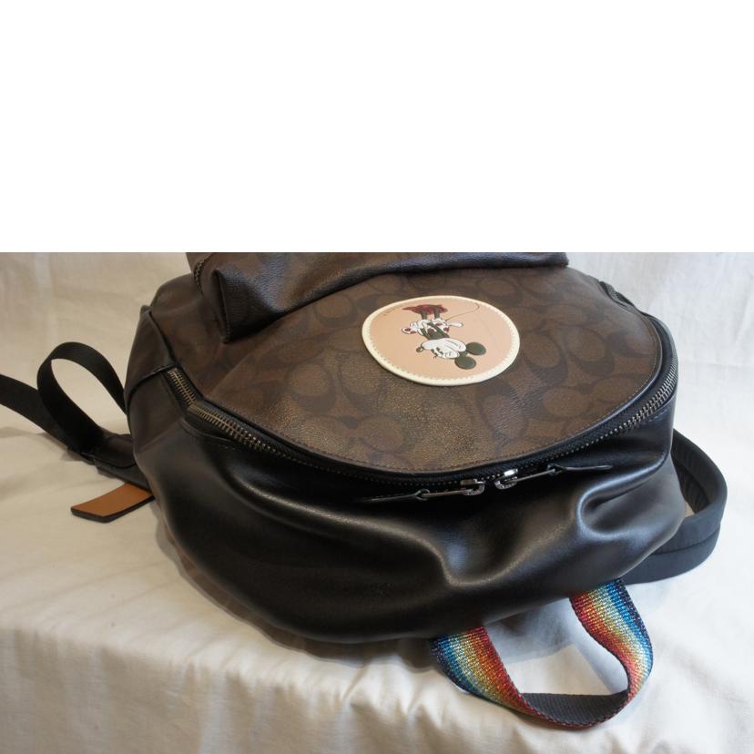 COACH/DisneyコラボPVCシグネチャーリュック/F29355//A18**/Aランク/92