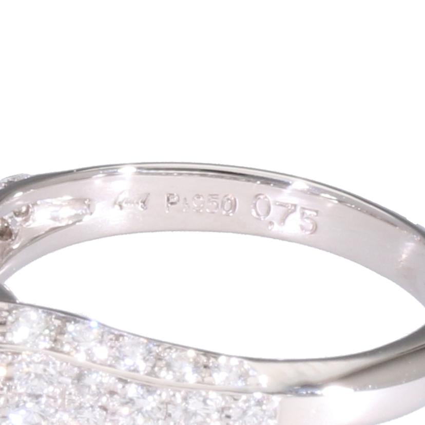 QUEEN クィーン/◎PT950ダイヤリング1.077/0.75ct//Aランク/59