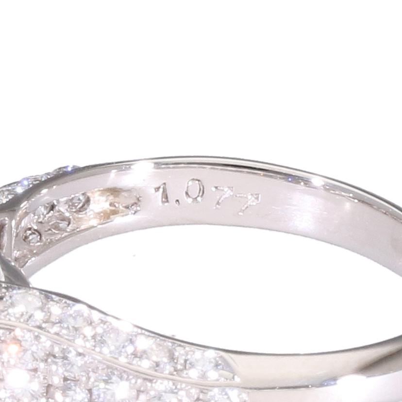 QUEEN クィーン/◎PT950ダイヤリング1.077/0.75ct//Aランク/59