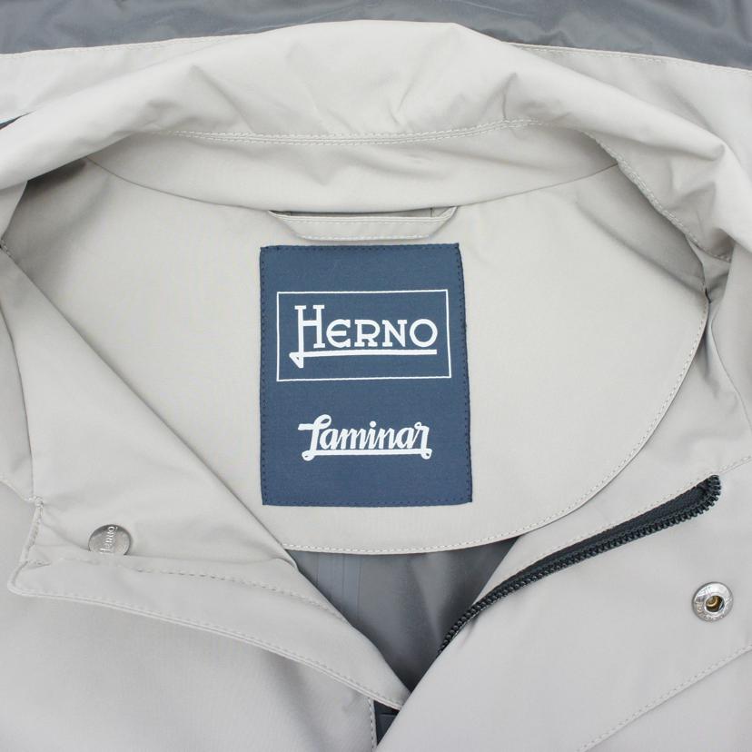 HERNO ヘルノ/ラミナー/ゴアテックス/フーデッドジップジャケット/グレージュ系/GA016UL-11101-8600//Aランク/18