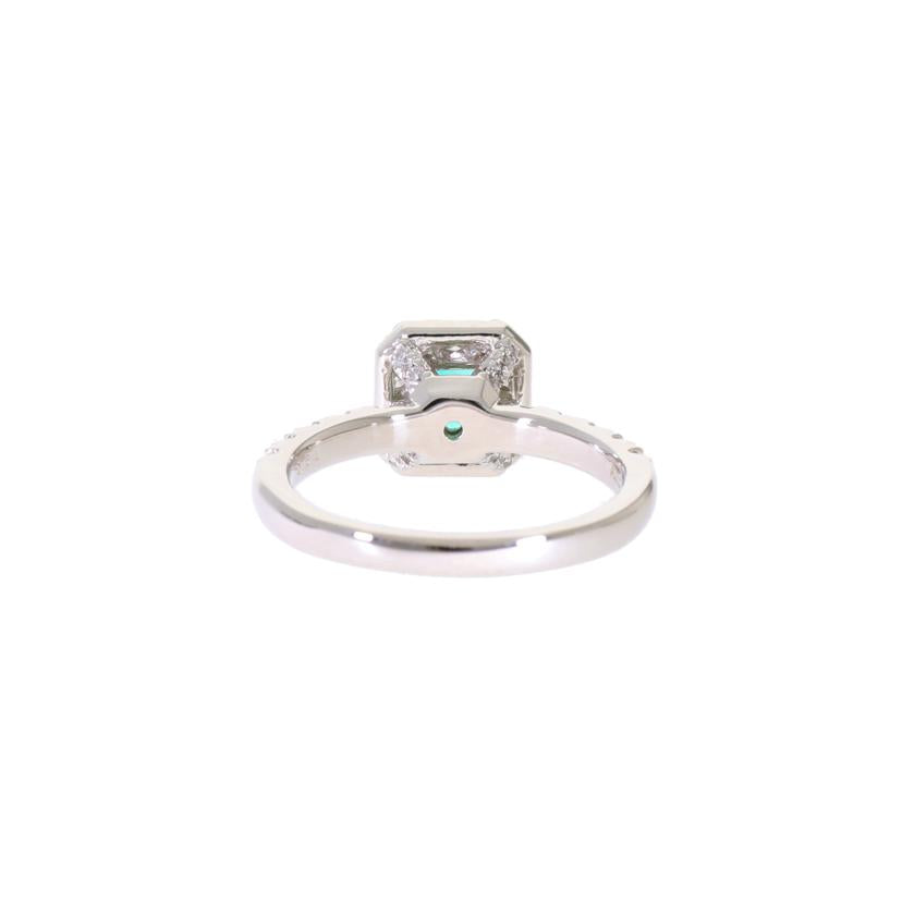 / ◎PT900エメラルドダイヤリング0.43/D0.54ct//Aランク/59