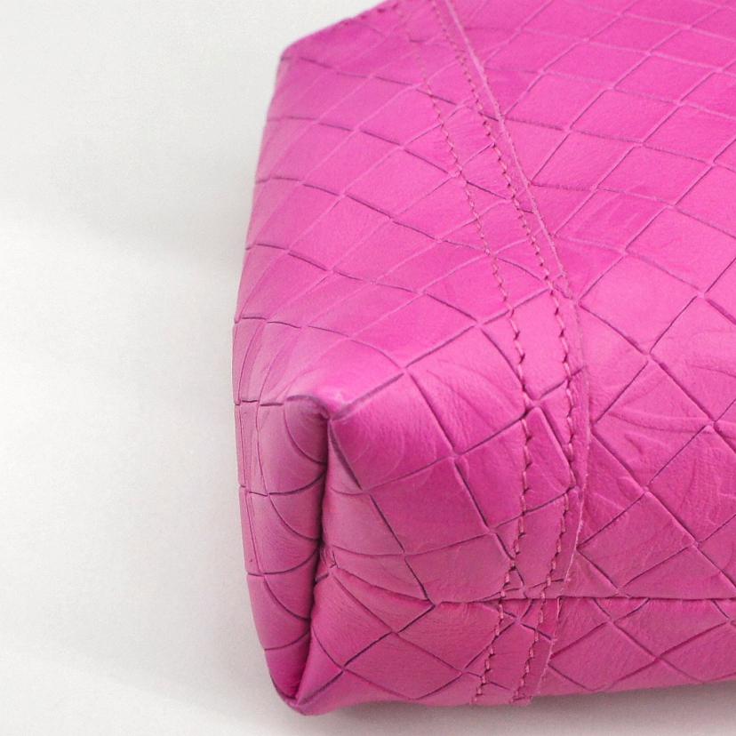 BONAVENTURA ボッテガヴェネタ/イントレッチオミラージュ/バラフライエンボスレザーポーチ//ABランク/91