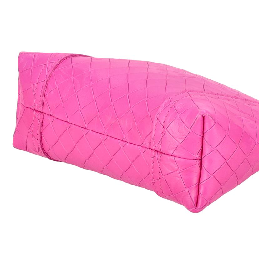 BONAVENTURA ボッテガヴェネタ/イントレッチオミラージュ/バラフライエンボスレザーポーチ//ABランク/91